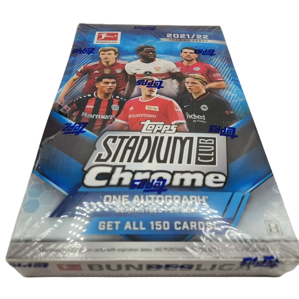 Topps Bundesliga Stadium Club Chrome Soccer Hobby Box Q85798