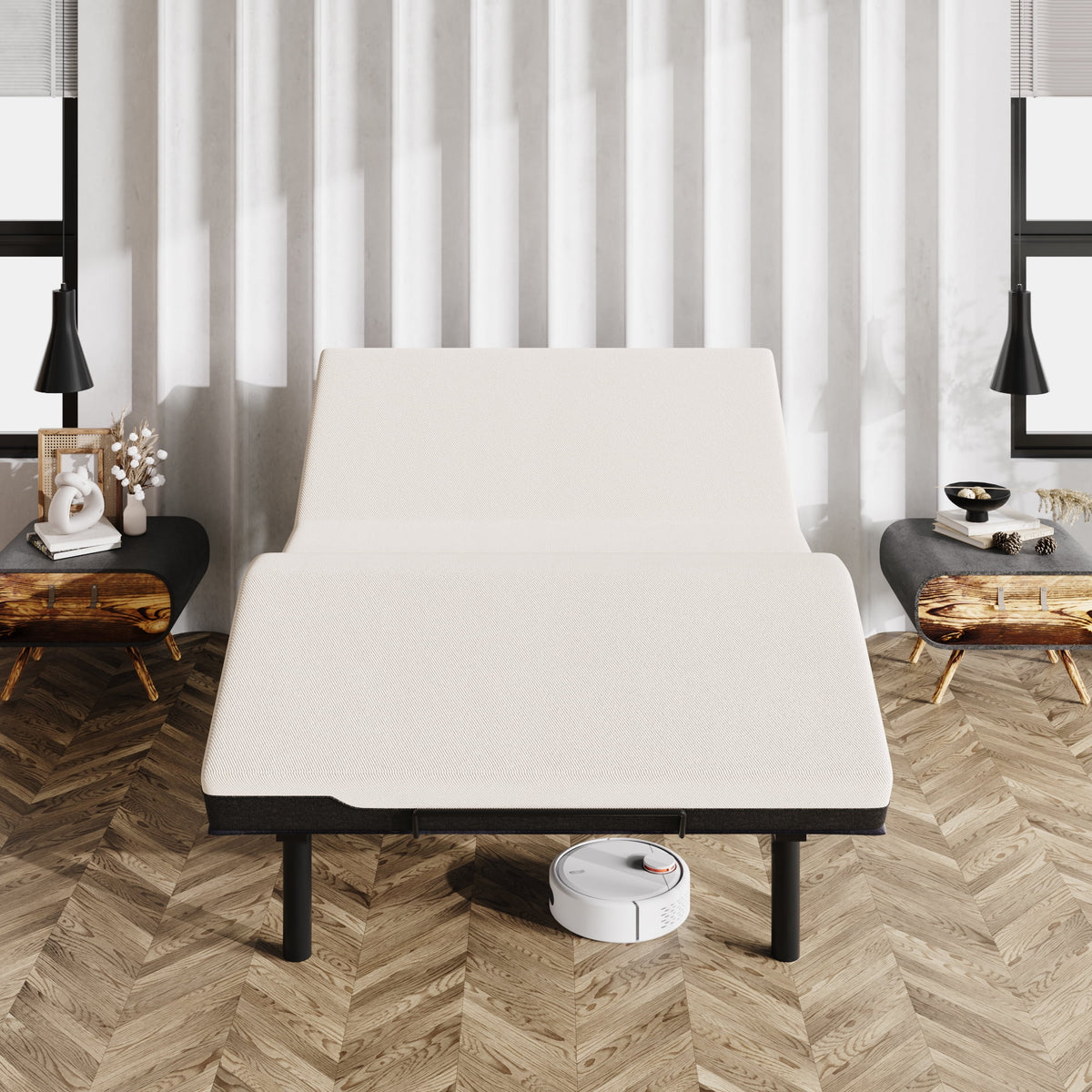 Queen Size Ergonomic Electric Adjustable Bed Base Frame B4703
