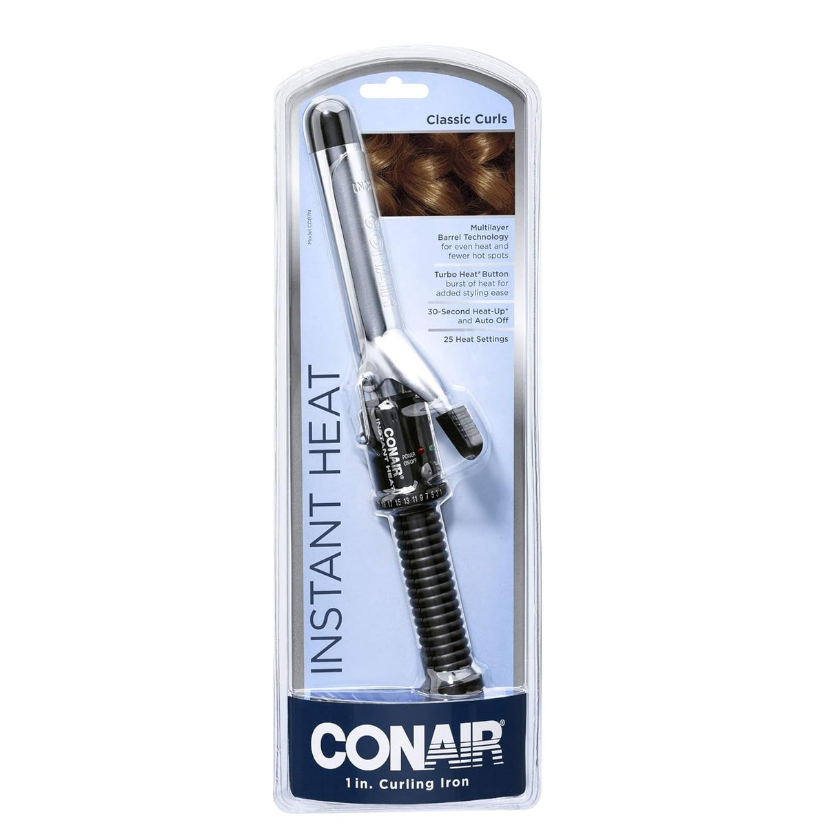 1-inch Black Curling Iron F3246