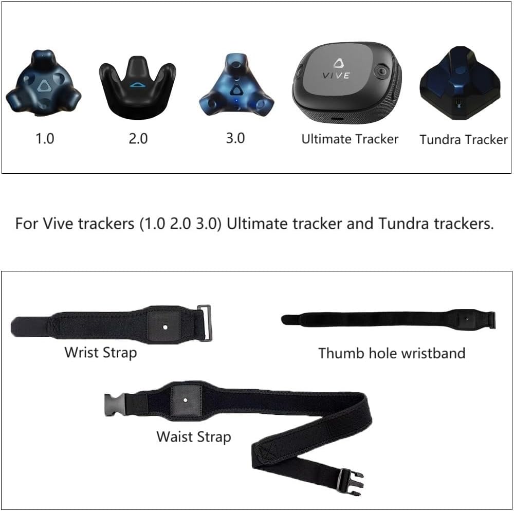 Full Body Tracker Strap, Waist Belt, Hand and Foot Strap, Thigh Strap, VR Accessories S639