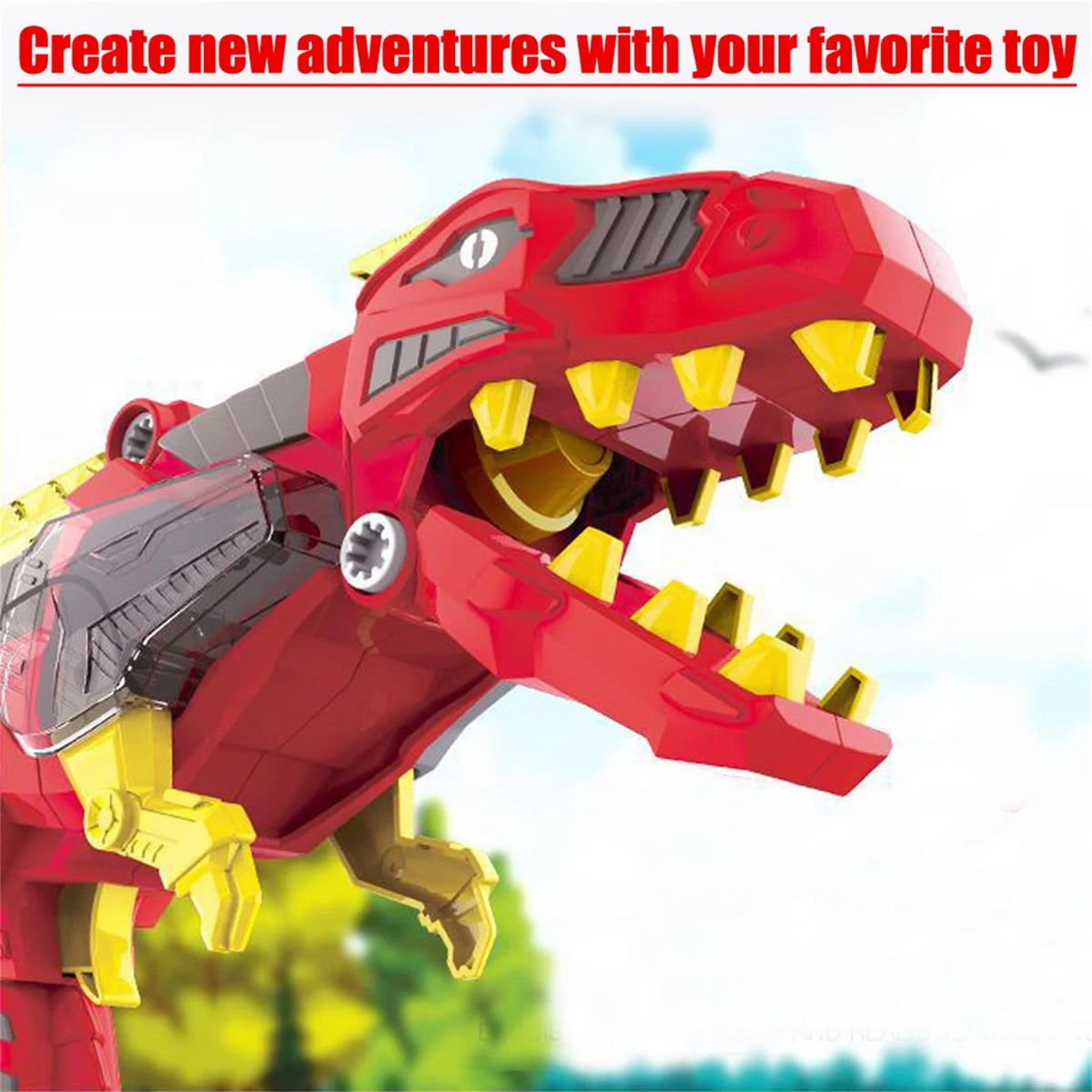Transforming Dinosaur Toy 3 in 1 Lights Sound O272415