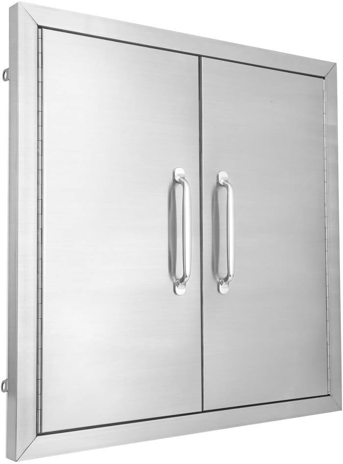 Stainless Steel Double Access Door 24 W X 24 H V8013