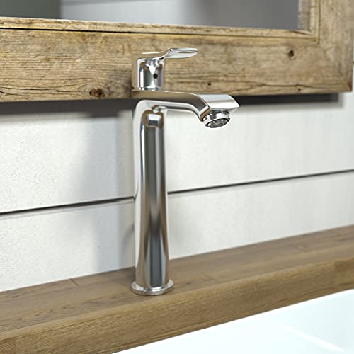 Brushed Nickel 1-Hole Bathroom Sink Faucet X606458