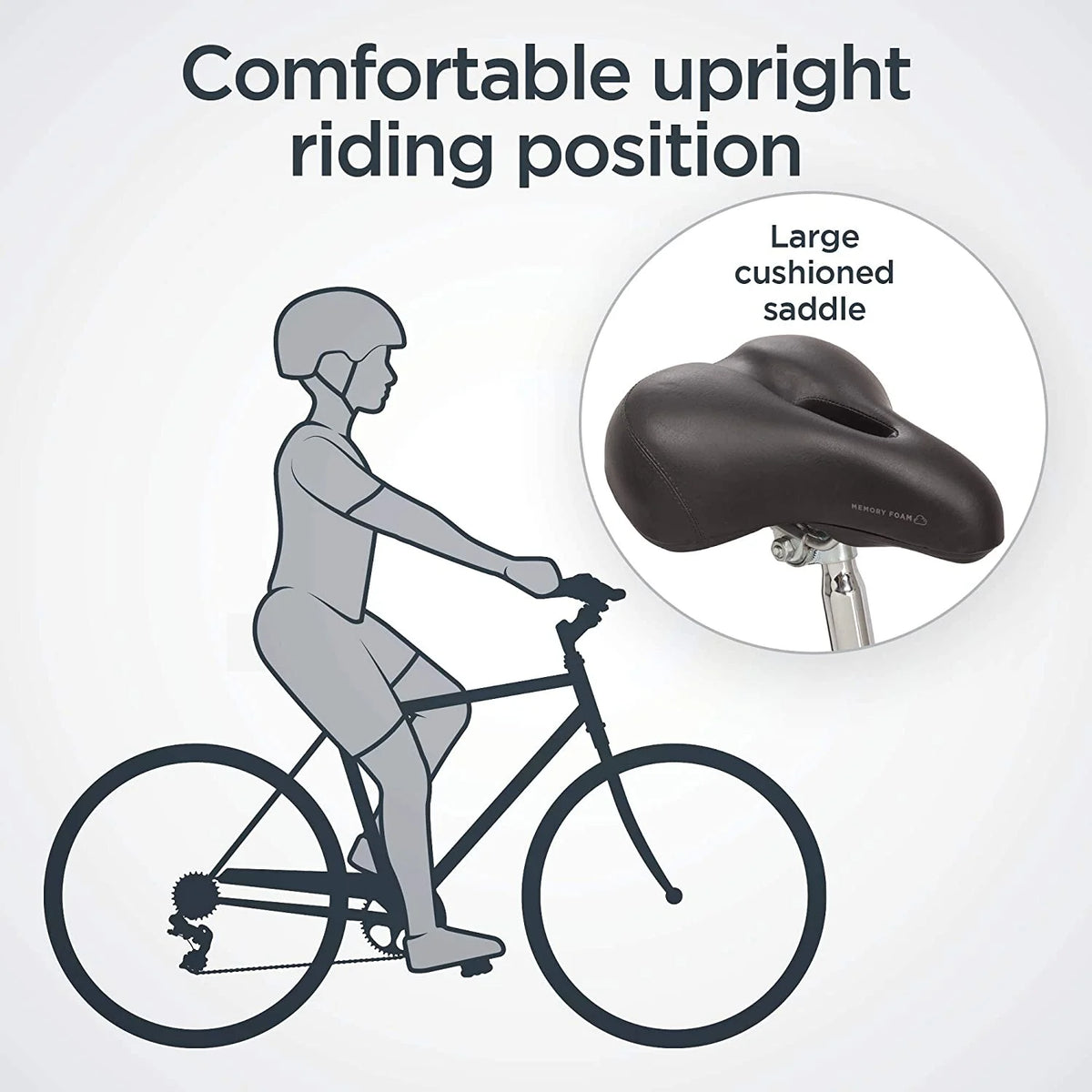Black 26 in Comfort Bike T6990