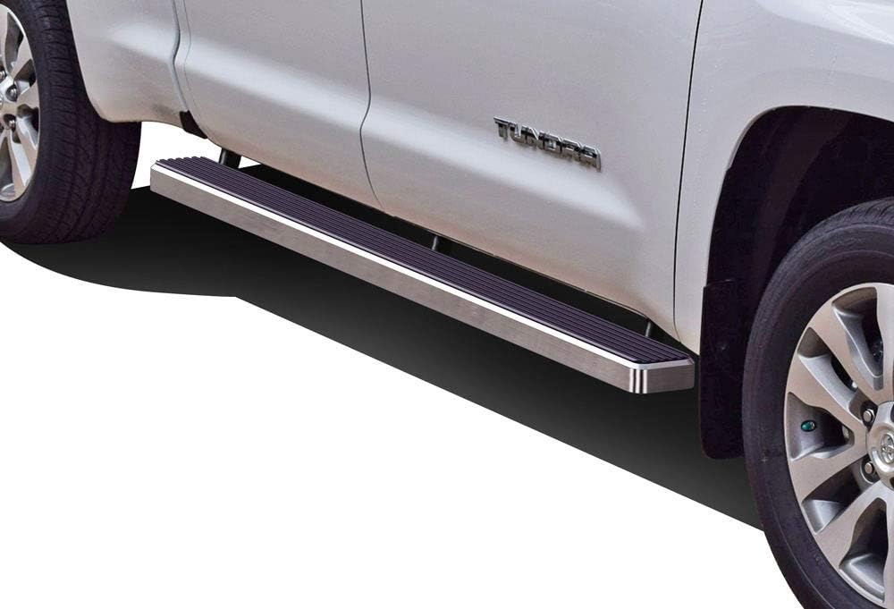 Black Powder Coated 6 inches Running Boards Side Steps Step Rails R97808