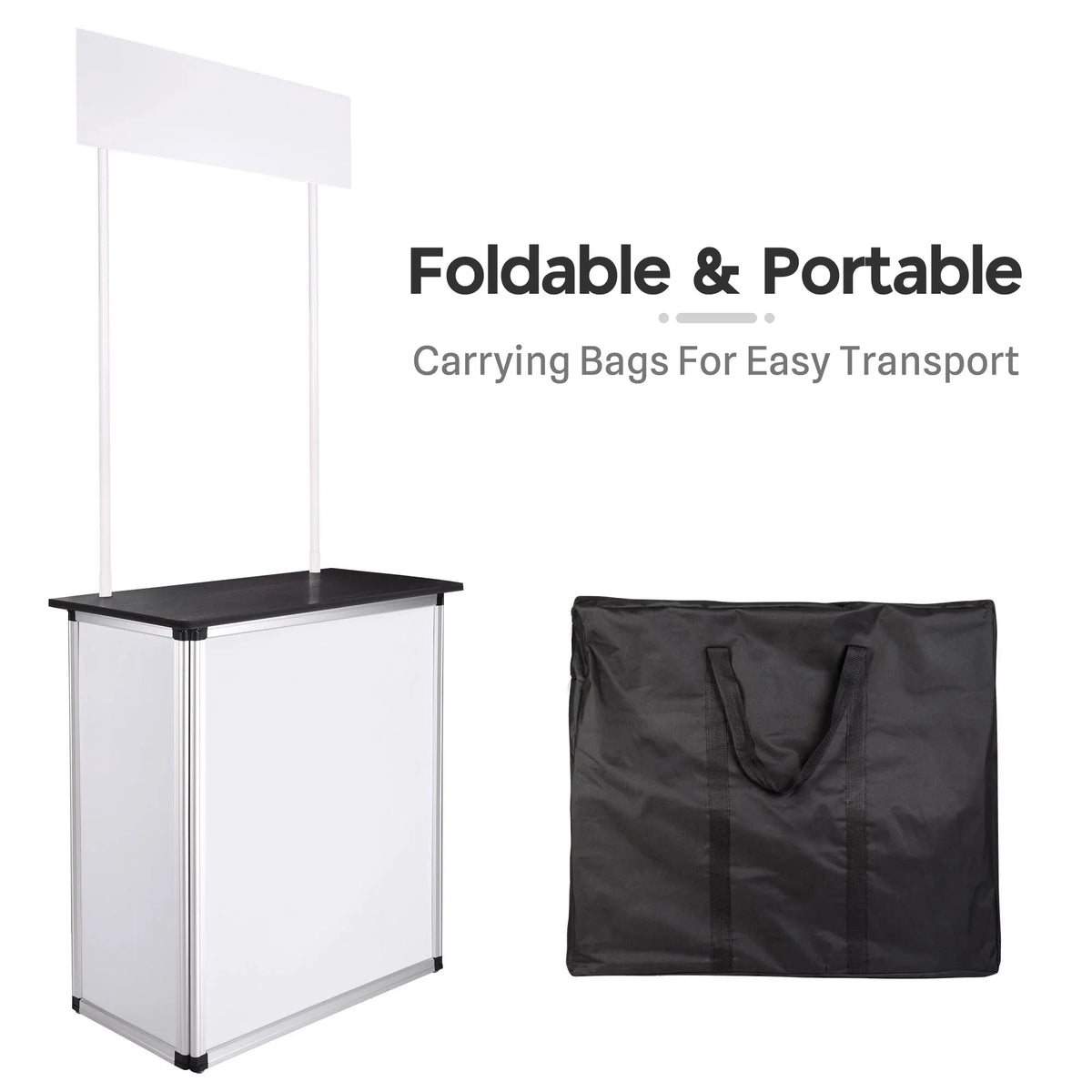 Popup Promotional Counter Table Booth Display Banner Stand T362