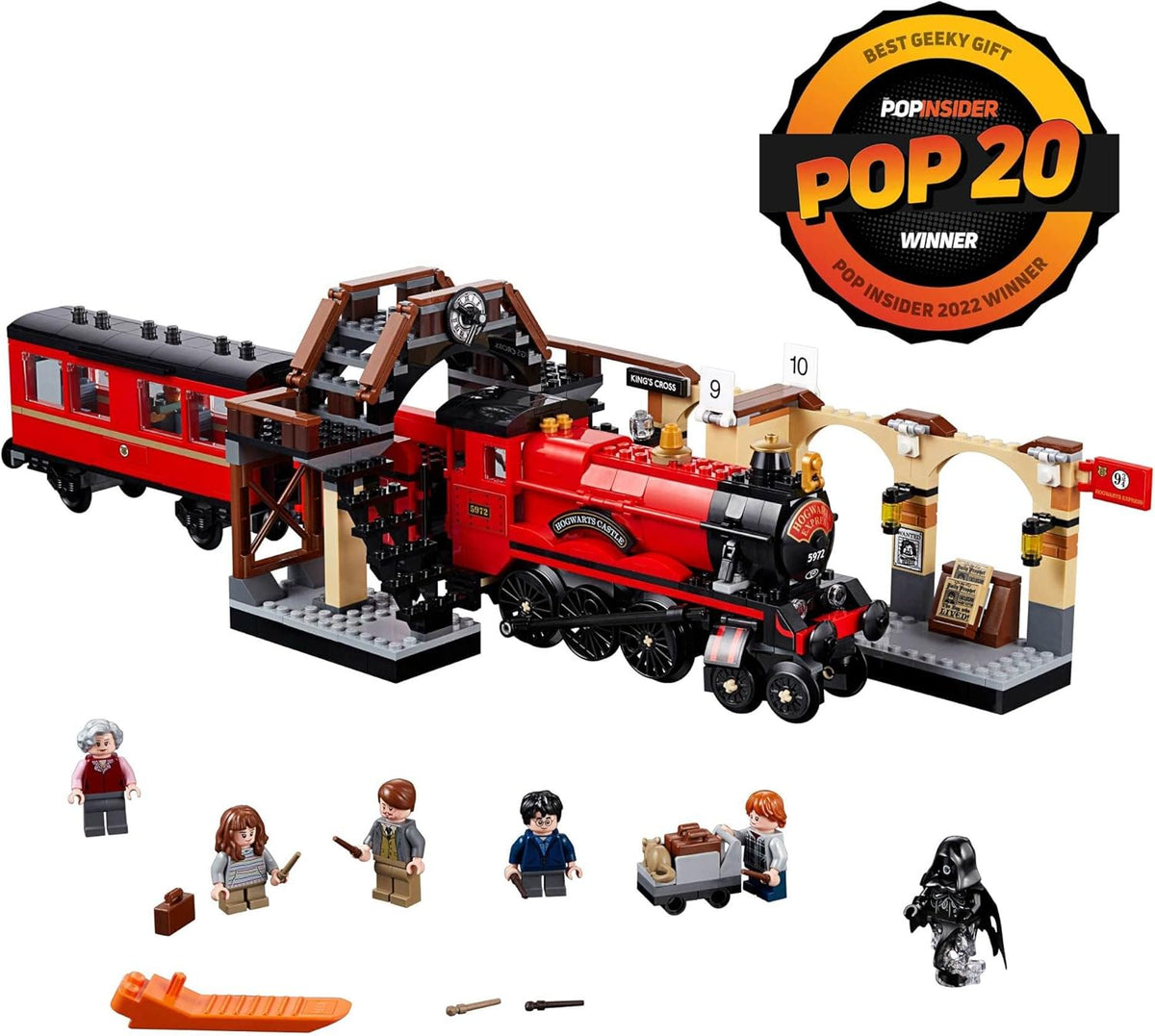 LEGO Harry Potter Hogwarts Express Toy Train Building Set includes Model Train and Minifigures (801 Pieces) R859506