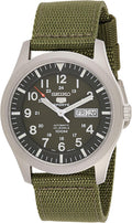 Green 42 mm Automatic Analogue Watch with Fabric Strap Q2353