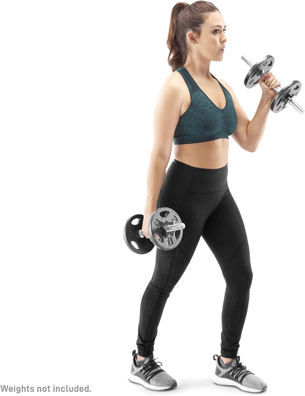 14” Adjustable Chrome Threaded Dumbbell Handles C138