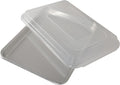 Natural Aluminum Commercial Baker's Quarter Sheet with Lid C76479