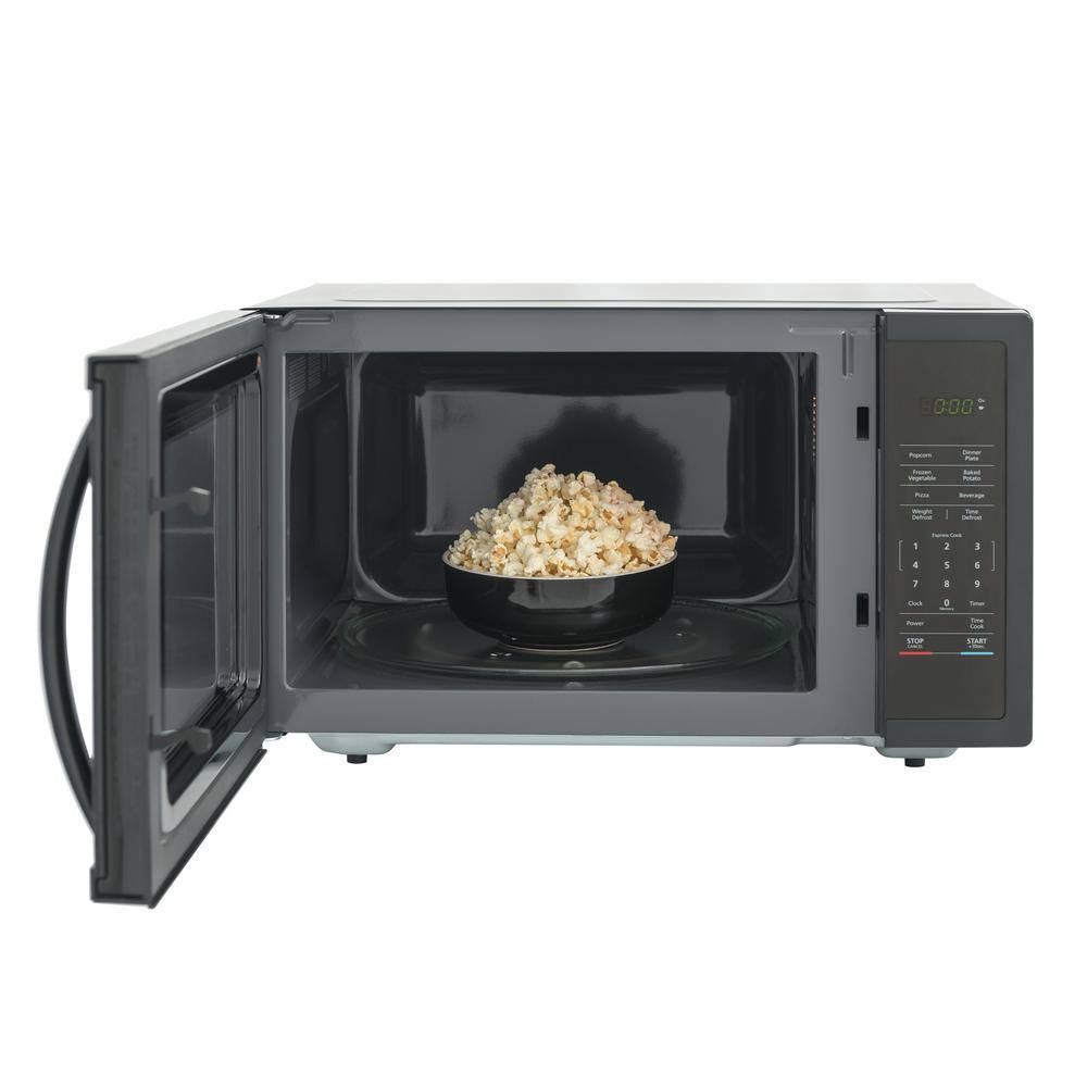 1.6 Cu. ft. Countertop Microwave in Black with Gray Cavity W63227