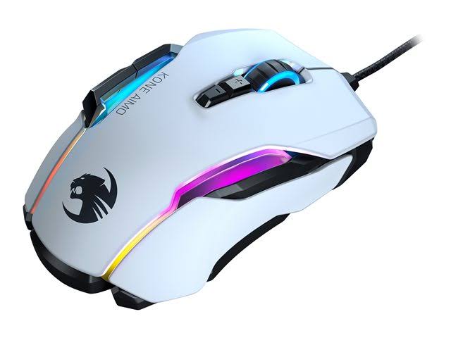 White Optical Wired USB Mouse Z8657