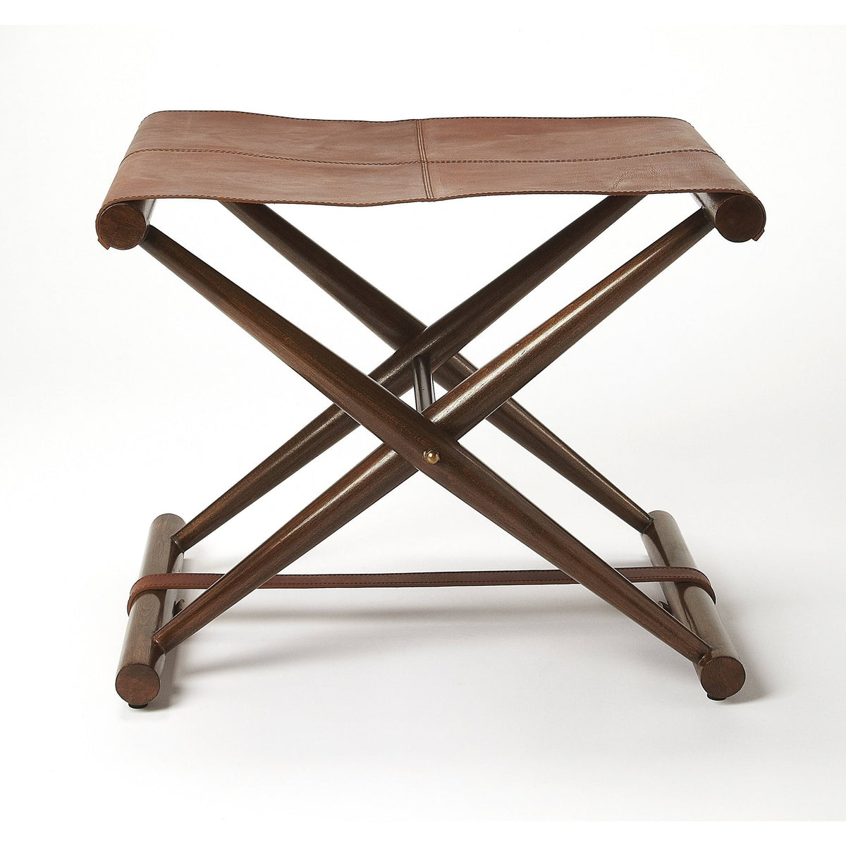 Leather Folding Stool M283178