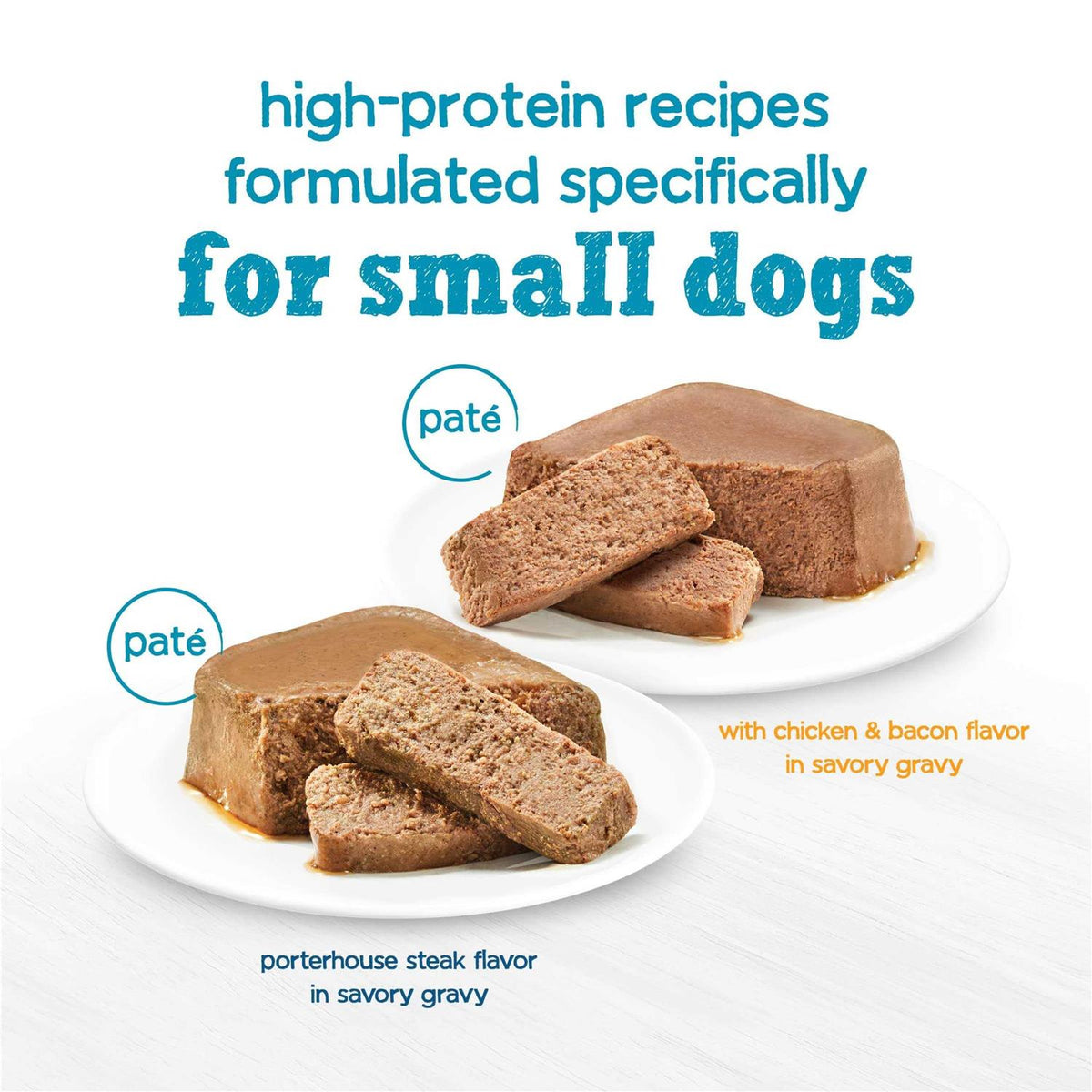 Steak & Chicken Pate Wet Small Dog Food Trays O2875