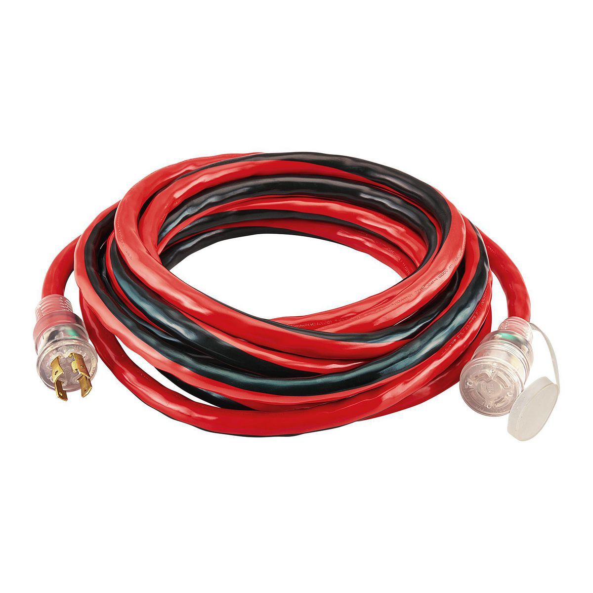 25 ft. 10 Gauge 4-Prong Twist Lock 30A Generator Extension Cord F775702
