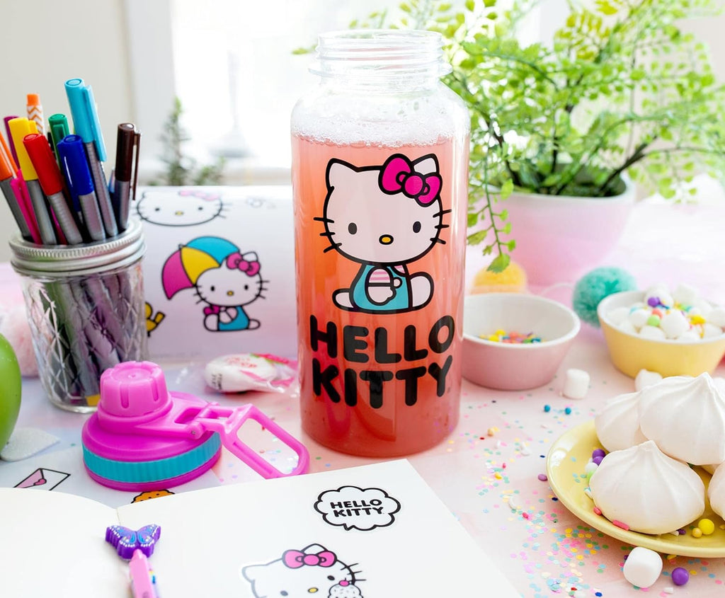 32-Ounce Water Bottle And Sticker Set B7135