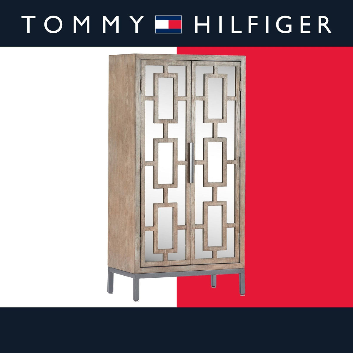 Gray Tall Storage Cabinet C941735
