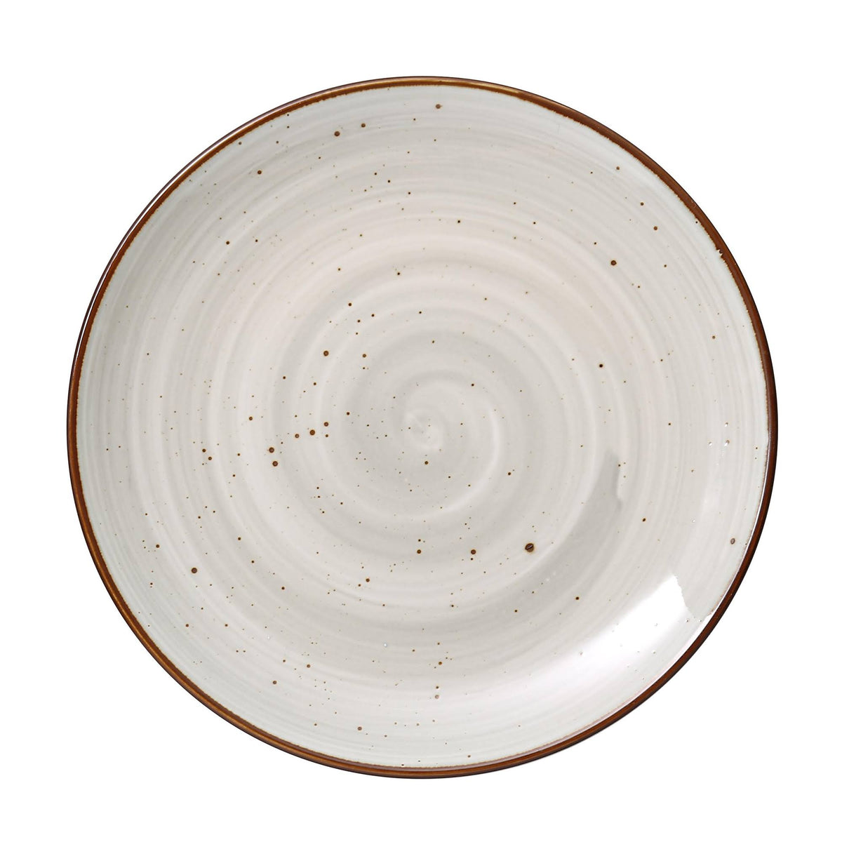 White Porcelain Round Coupe Plate 6 Packs E205