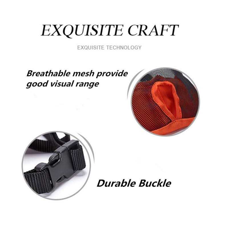 Adjustable Breathable Mesh Short Snout Dog Muzzle I4419
