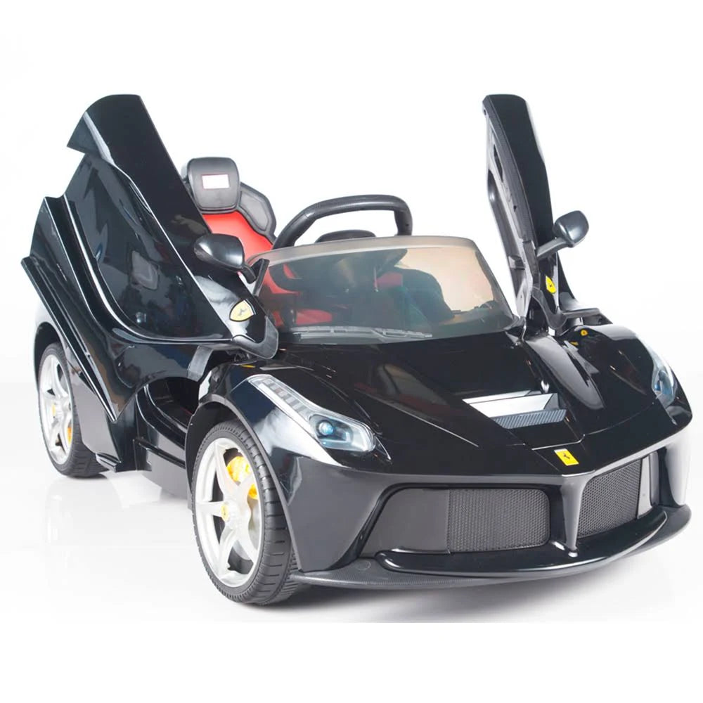 Black Battery Powered Ride on Toy Car with Remote Control M56687