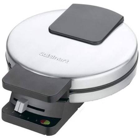 Silver Round Waffle Maker Z689