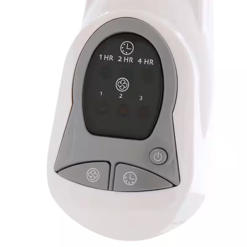 16 in. 3 Speed Oscillating Pedestal Fan with Remote Control in White I306507