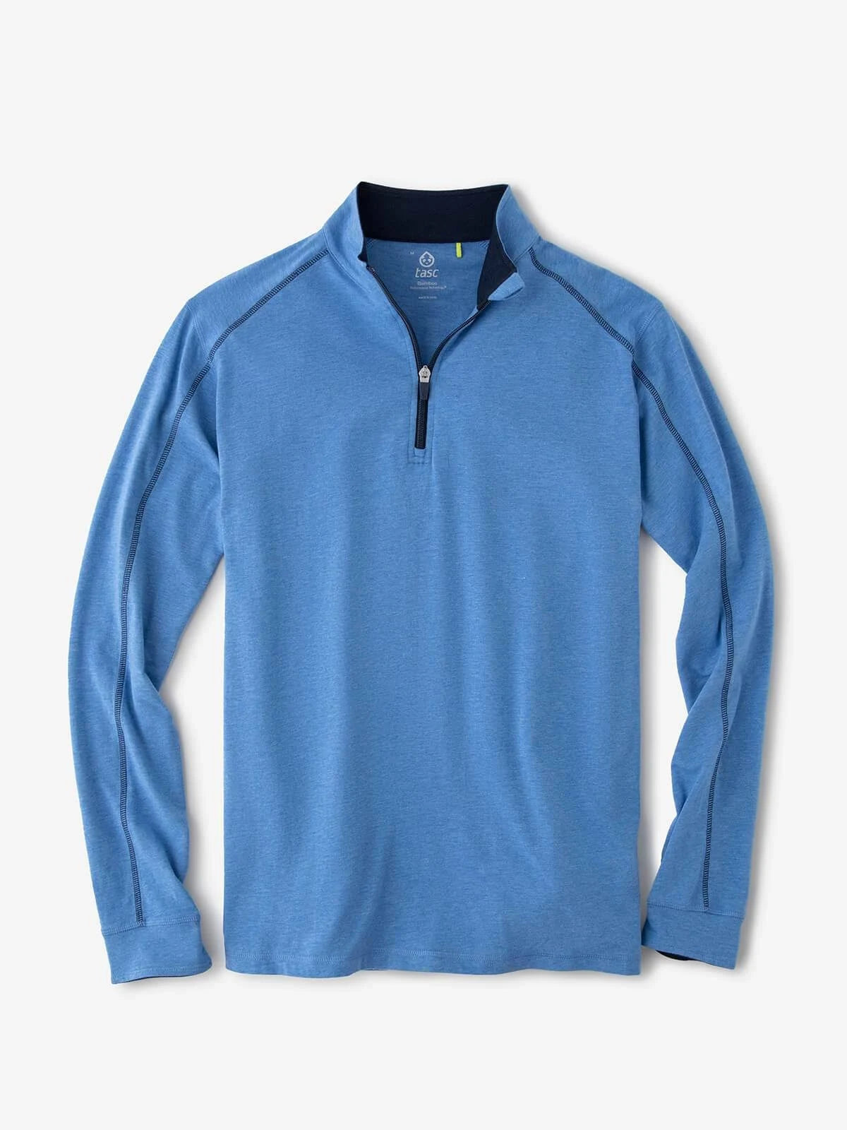 Lightweight Quarter Zip Nautical Blue Heather C2449
