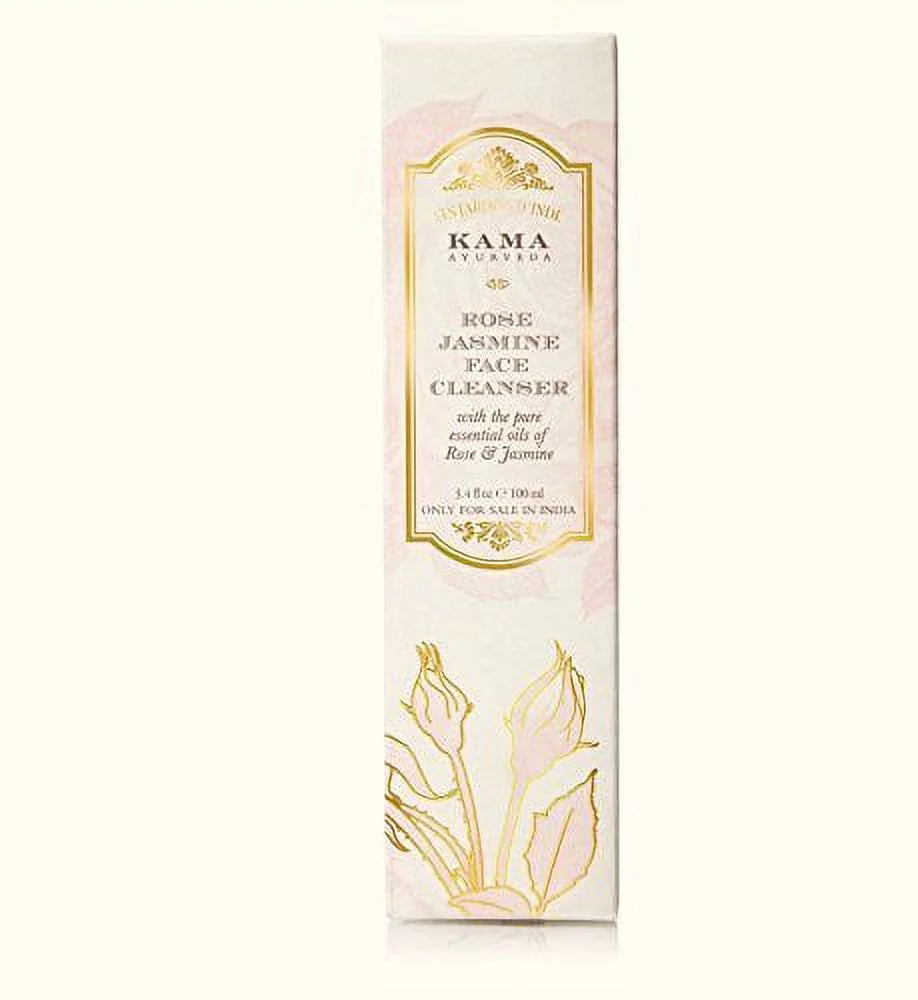 Rose and Jasmine Face Cleanser with Essential Oils, 100ml X6218