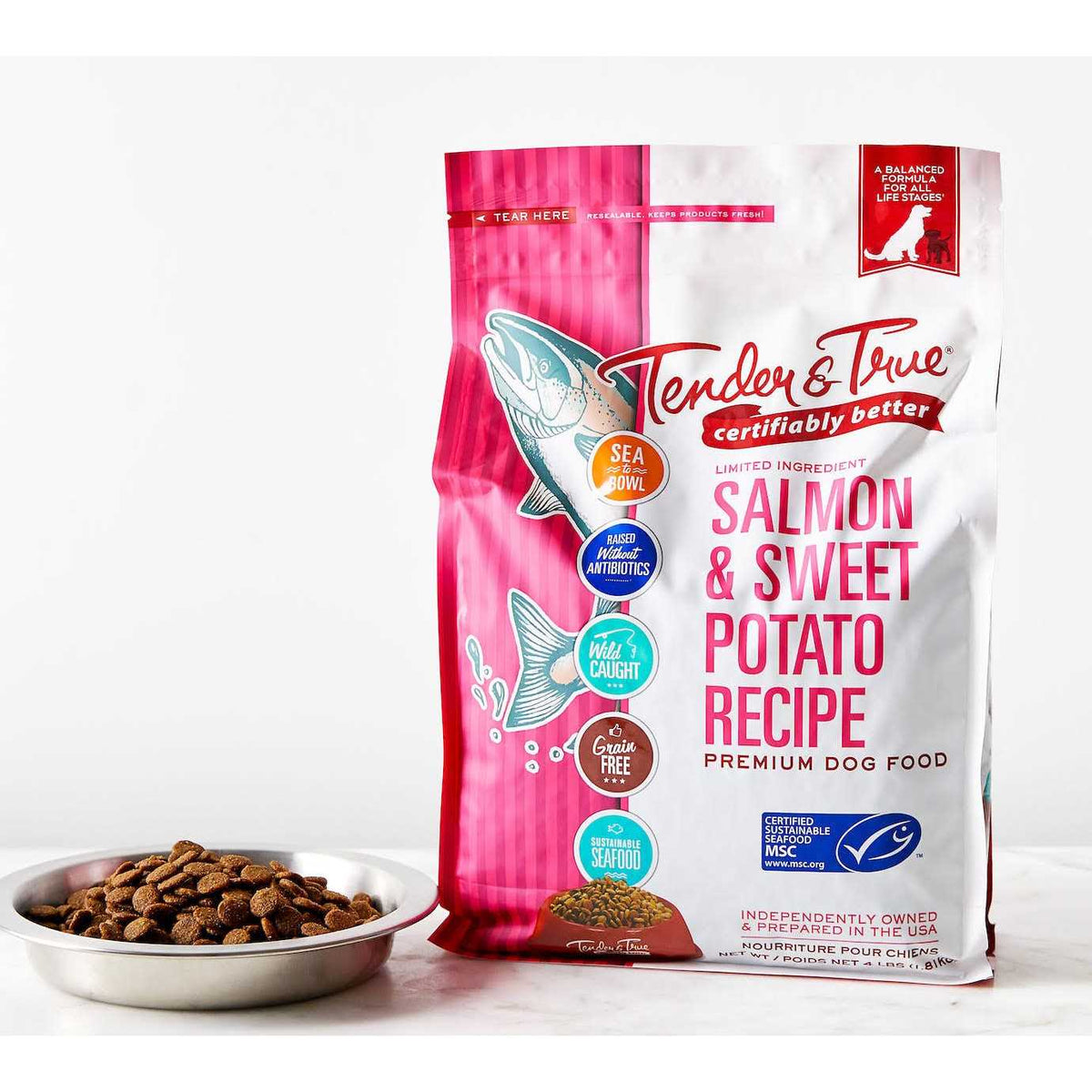 Salmon & Sweet Potato Recipe Dog Food J509630