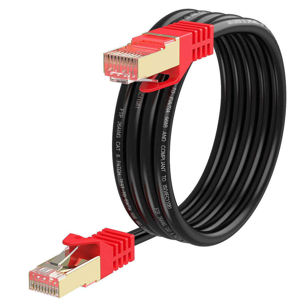 Outdoor Cat 6 Ethernet Cable 300ft 26AWG FTP Waterproof Direct Burial G7265