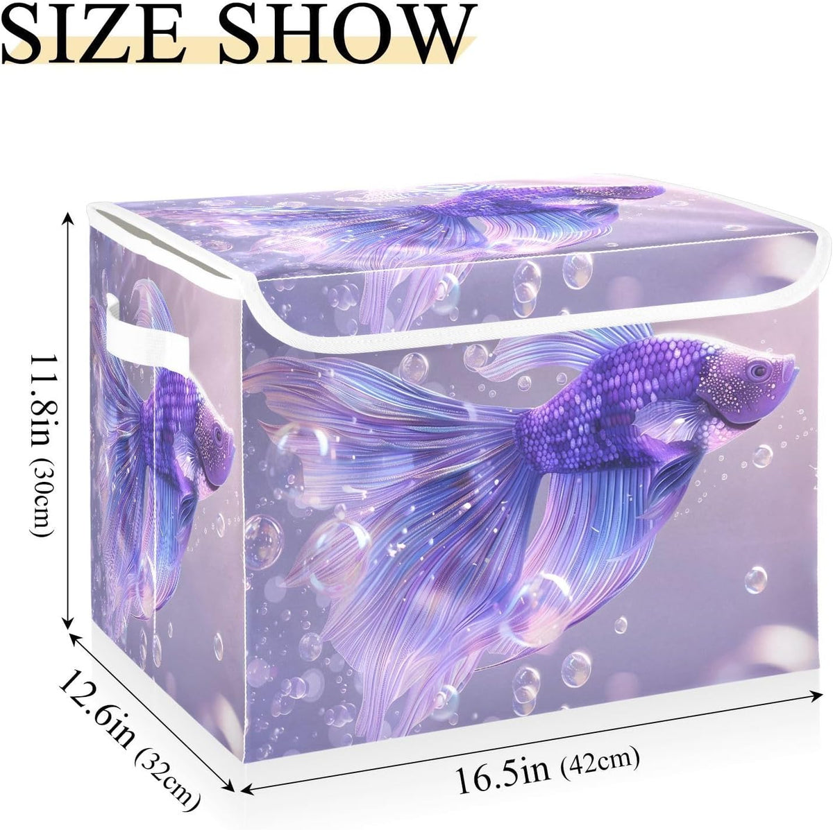 Containers Baskets with Lids Fabric Foldable Storage Bins Organizer with Lid Collapsible Storage Boxes K898