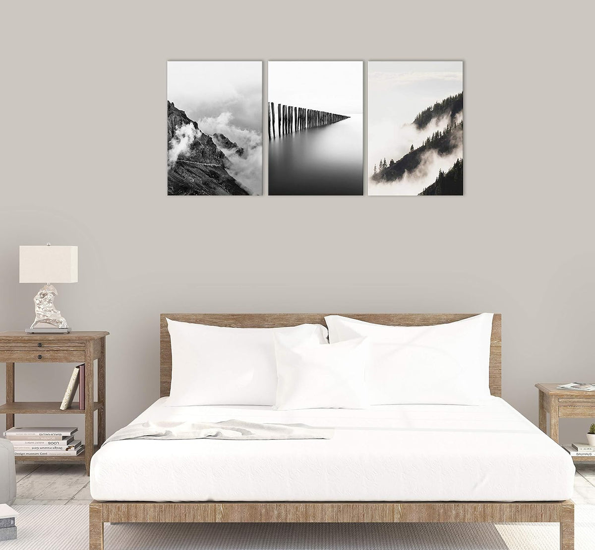 Black and White Canvas Wall Art T36552