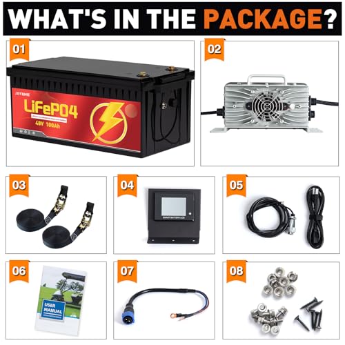 12V 100Ah LiFePO4 Deep Cycle Battery with Bluetooth A90282