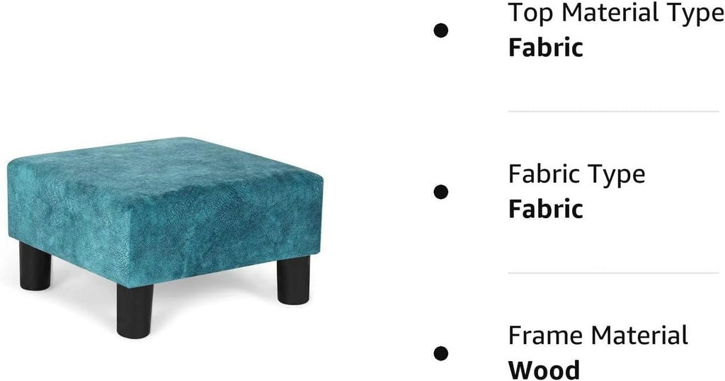 Blue Square Ottoman Footstool R789387