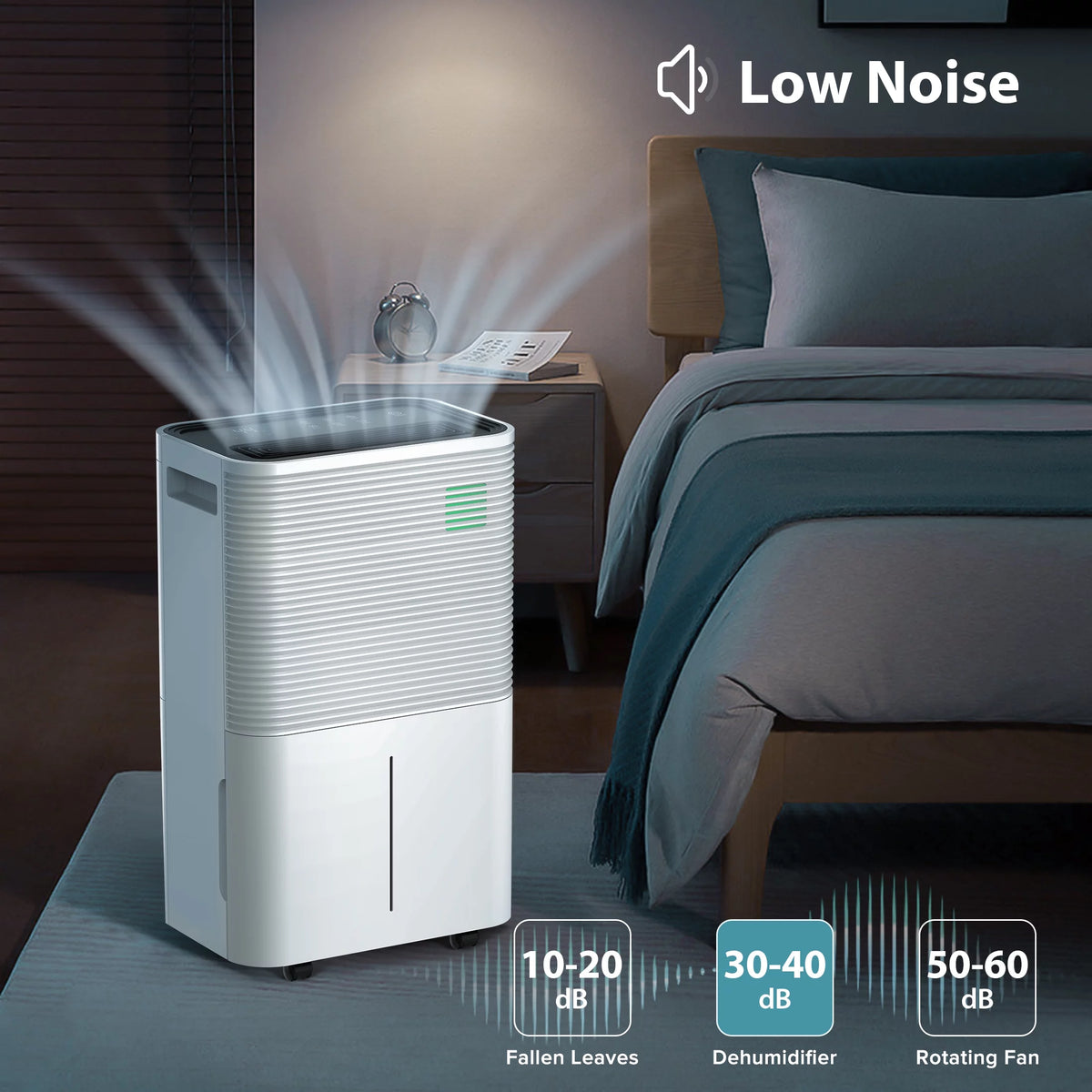 45 Pints Dehumidifier with Drain Hose F413