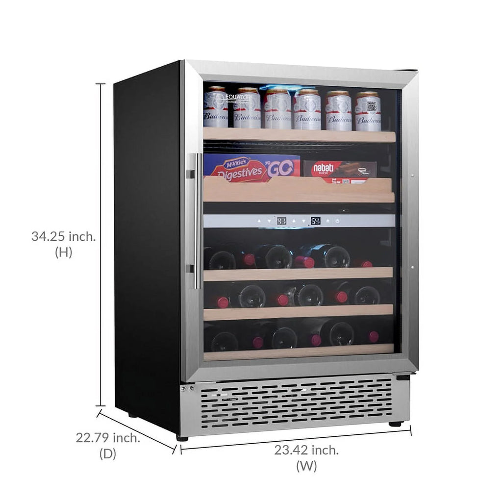 2-Zone Gourmet Center with Wine Bottle Storage A374416