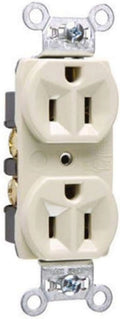 15-Amp 125-volt Construction Grade Duplex Receptacle, Ivory P57645
