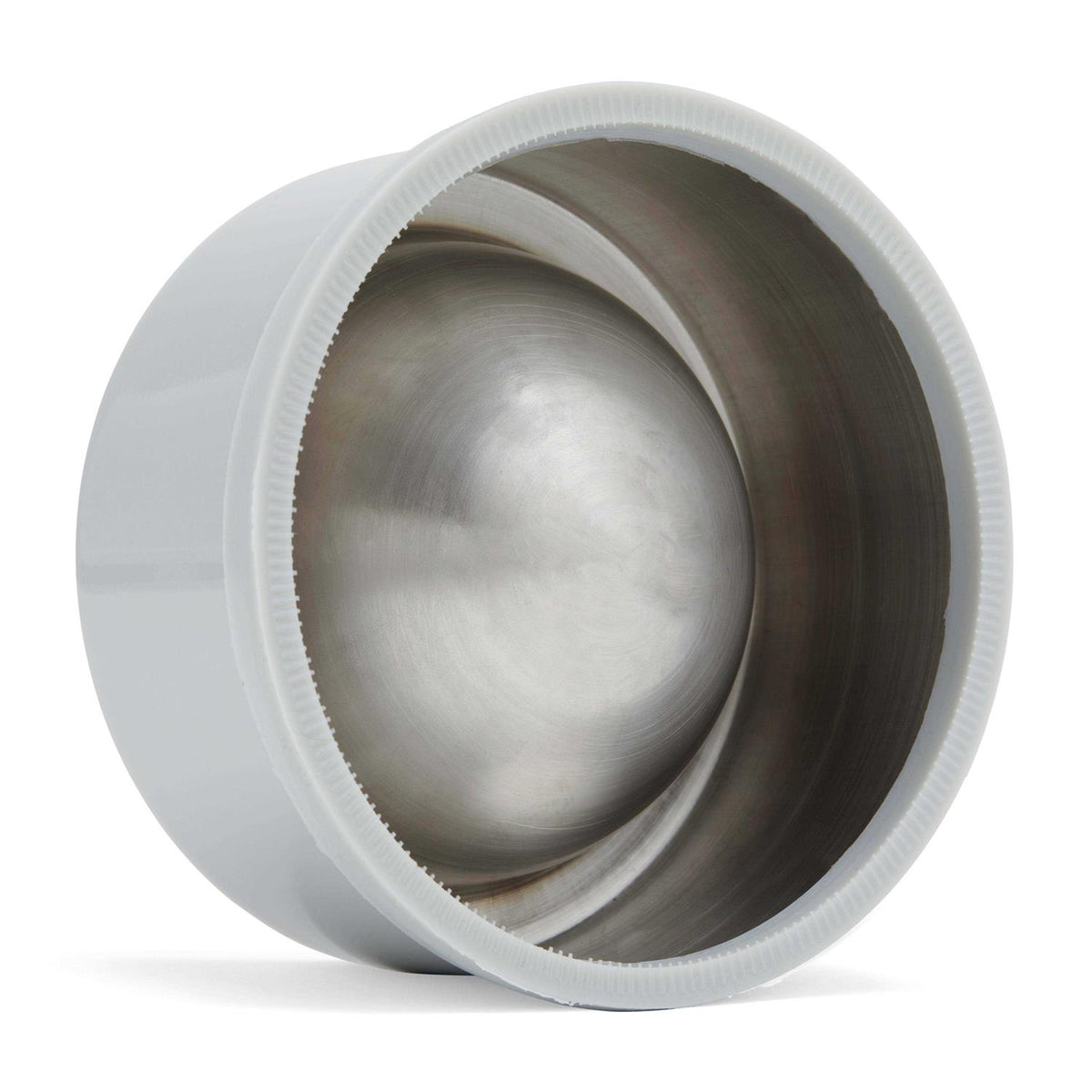 Stainless-Steel Grey Dog Bowl T9938