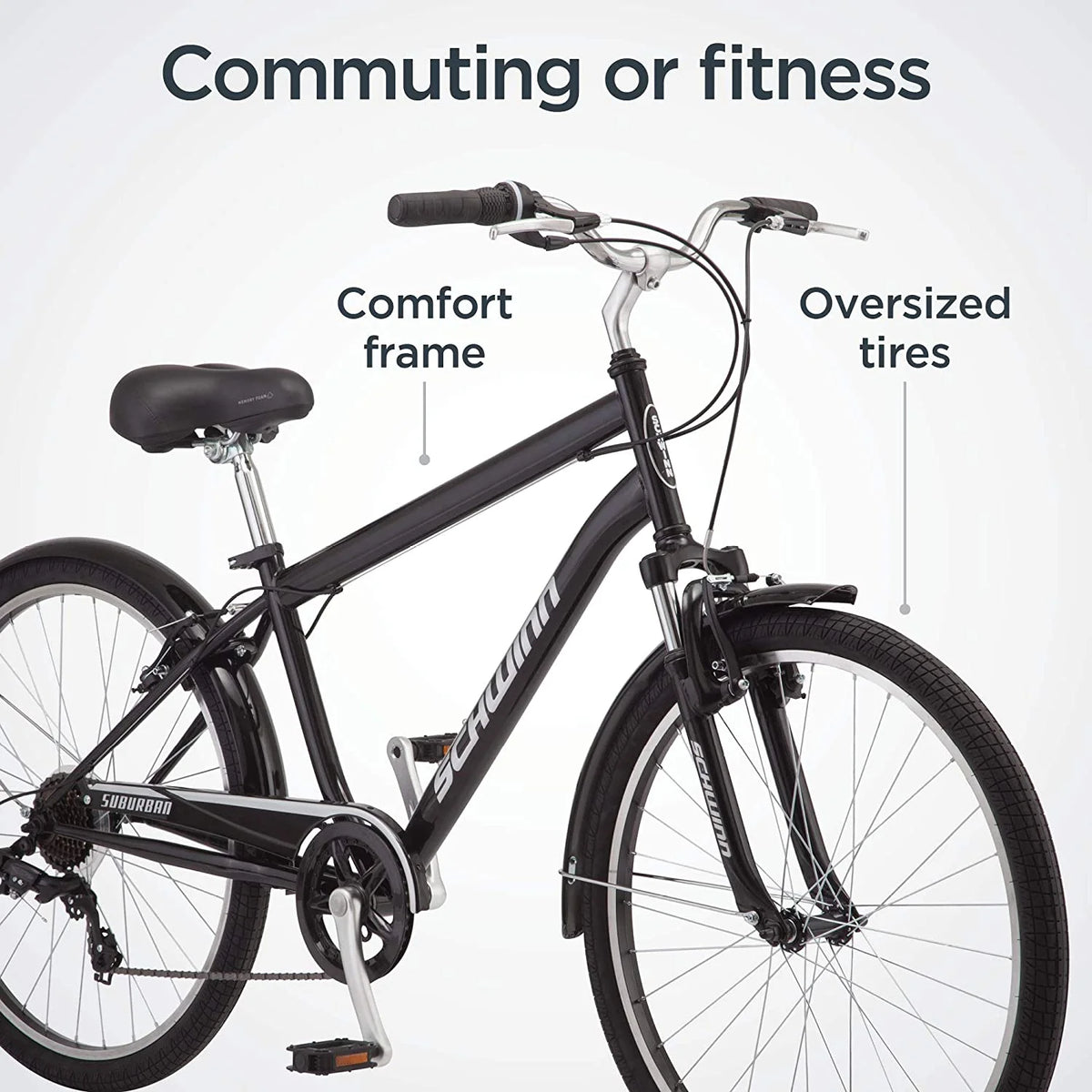 Black 26 in Comfort Bike T6990
