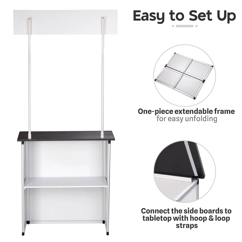 Popup Promotional Counter Table Booth Display Banner Stand T362