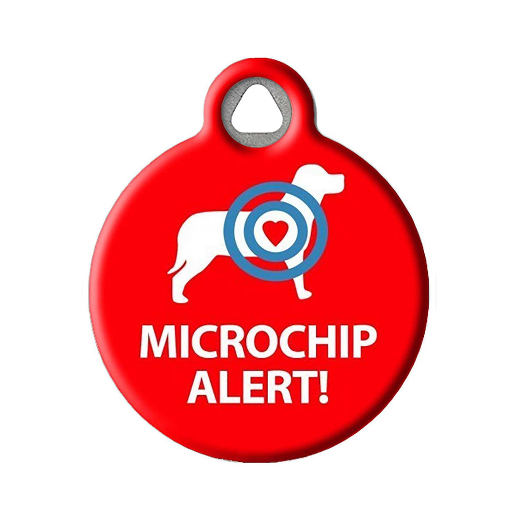 Microchip Alert Personalized Dog & Cat ID Tag V574