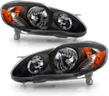 Black Replacement Headlights Driver + Passenger Side A928