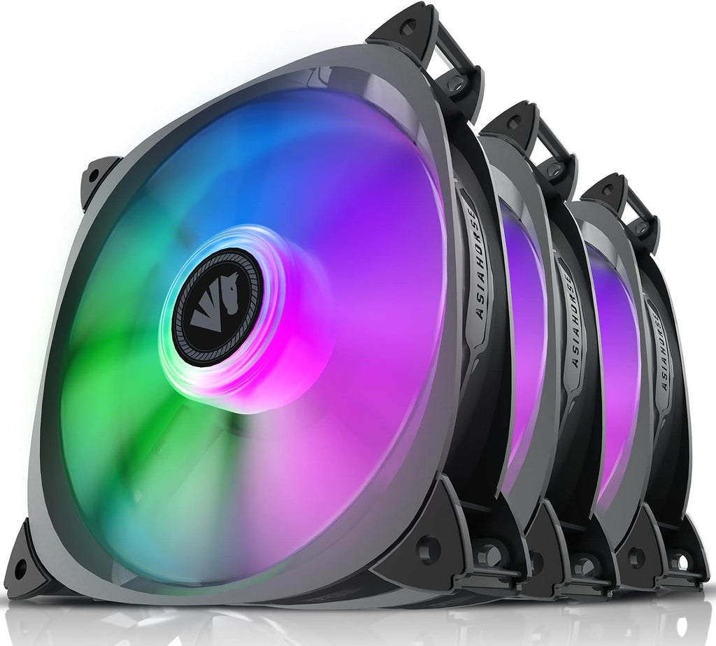 120mm White Argb Case Fans 3pack K123