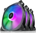 120mm White Argb Case Fans 3pack K123