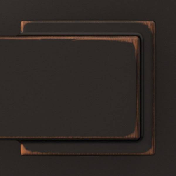 Aged Bronze Single Cylinder Door Handleset with Lever H34197