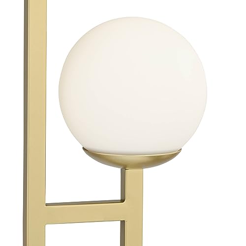 30" Tall Gold Marble Metal 3-Light Table Lamp E252493