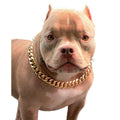 Gold Chain Cuban Link Dog Collar L980
