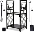 Heavy Duty Steel Firewood Rack W43476