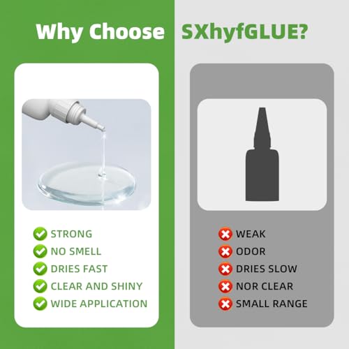 2 Packs Super Glue Gel for Shoes, Ceramics, Metal, Plastic, Wood, Leather, Glass Q8194