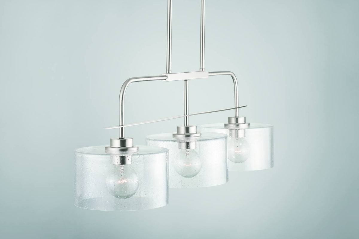 3 Light Island, Brushed Nickel G81591